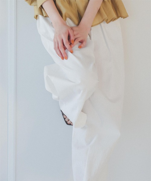 titivate（ティティベイト）の「カーヴィーシルエットゴムパンツ（その他パンツ・レディース・ピンク/ブラウン/ブラック/ホワイト・L/M/S）」の15枚目の写真