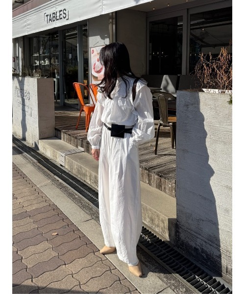 titivate（ティティベイト）の「カーヴィーシルエットゴムパンツ（その他パンツ・レディース・ピンク/ブラウン/ブラック/ホワイト・L/M/S）」の6枚目の写真