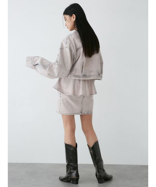 MURUA デニムジャケット　ロングスカート　セット MURUA（ムルーア）の「【セット販売】デニムジャケット&ミニ