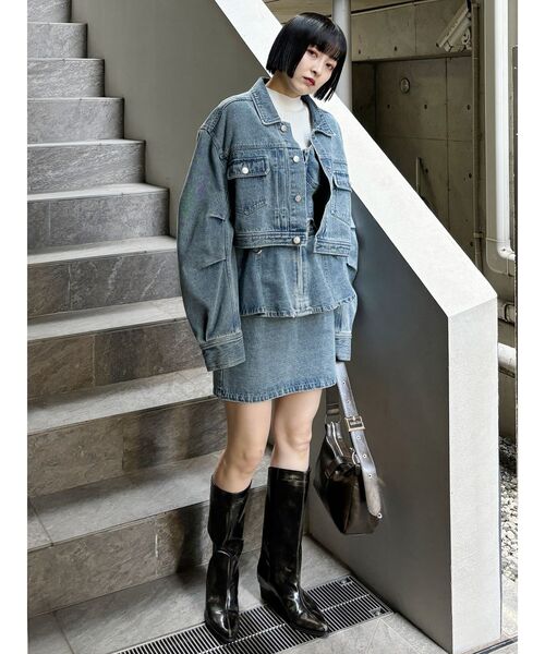 MURUA（ムルーア）の「【セット販売】デニムジャケット&ミニ