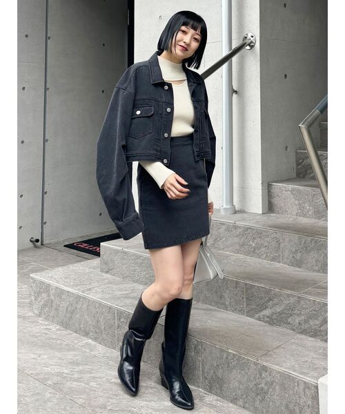 MURUA（ムルーア）の「【セット販売】デニムジャケット&ミニ