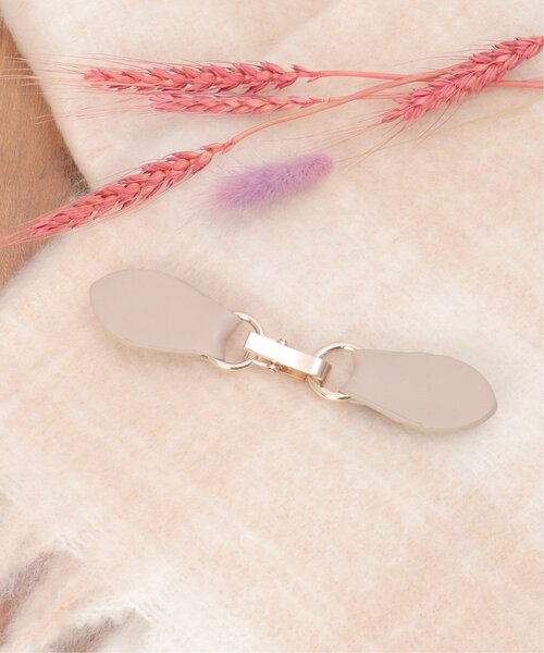 ikka（イッカ）の「ストールクリップ（ストール/ショール・レディース・ベージュ/ダークブラウン/ブラック/グレイッシュベージュ・FREE）」の4枚目の写真