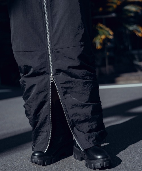 Subciety(サブサエティ)の「Front zip gather skirt【WOMEN】(スカート・レディース・ブラック/ネイビー・FREE)」の8枚目の写真