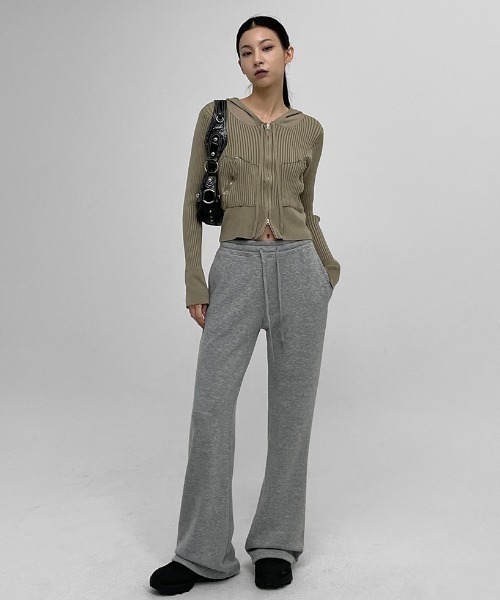 【セール】[MADE] エイトミンクブーツカットバンディングパンツ（スウェットパンツ）｜BLACKUP（ブラックアップ）