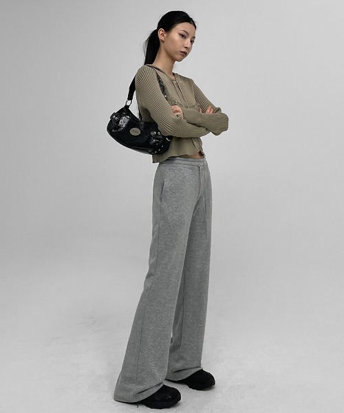 【セール】[MADE] エイトミンクブーツカットバンディングパンツ（スウェットパンツ）｜BLACKUP（ブラックアップ）