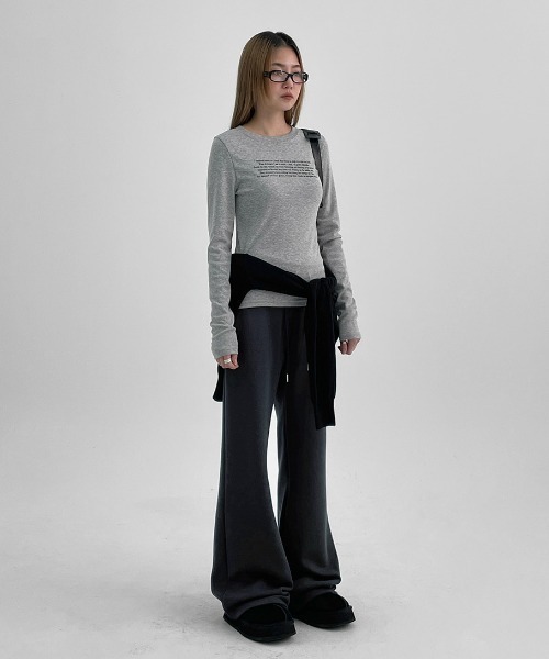 【セール】[MADE] エイトミンクブーツカットバンディングパンツ（スウェットパンツ）｜BLACKUP（ブラックアップ）