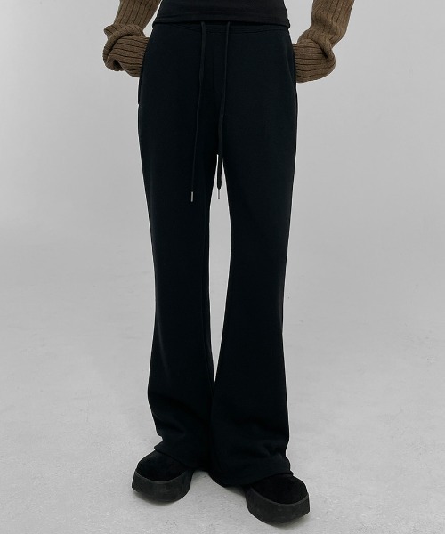 【セール】[MADE] エイトミンクブーツカットバンディングパンツ（スウェットパンツ）｜BLACKUP（ブラックアップ）