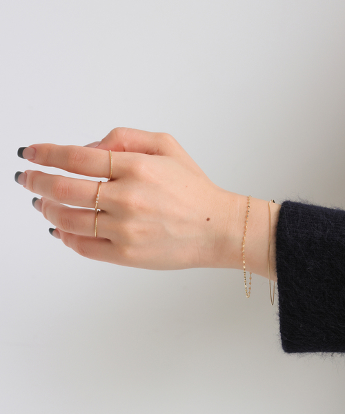 SLOBE IENA(スローブイエナ)の「《WEB限定/追加》SLOBE エクレアチェーンブレスレット(ブレスレット・レディース・ゴールド・FREE)」の5枚目の写真