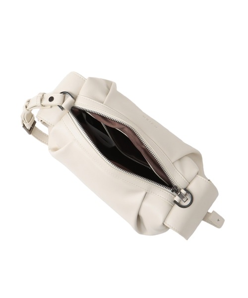 DRESSLAVE（ドレスレイブ）の「HVISK / ELBIE SOFT STRUCTURE(エルビーソフトストラクチャーショルダーバッグ)（ショルダーバッグ・レディース・ホワイト/チャコールグレー・FREE）」の6枚目の写真