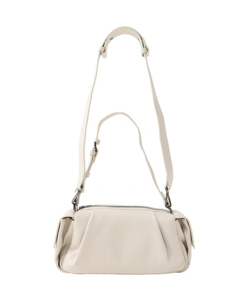 DRESSLAVE（ドレスレイブ）の「HVISK / ELBIE SOFT STRUCTURE(エルビーソフトストラクチャーショルダーバッグ)（ショルダーバッグ・レディース・ホワイト/チャコールグレー・FREE）」の11枚目の写真