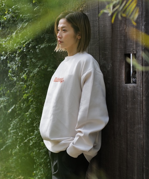 BILLABONG（ビラボン）の「BILLABONG メンズ TITLE トレーナー 【2025年春夏モデル】/ビラボンバックプリントロゴスウェット（スウェット・メンズ・グレー/ブラック/クリーム・MEDIUM/LARGE/X-LARGE）」の9枚目の写真