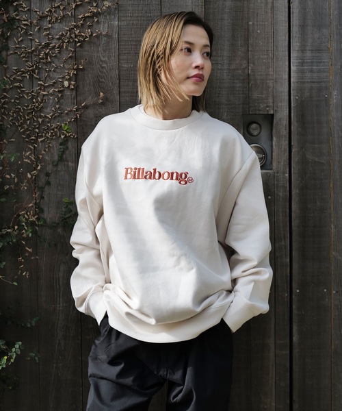 BILLABONG（ビラボン）の「BILLABONG メンズ TITLE トレーナー 【2025年春夏モデル】/ビラボンバックプリントロゴスウェット（スウェット・メンズ・グレー/ブラック/クリーム・MEDIUM/LARGE/X-LARGE）」の8枚目の写真