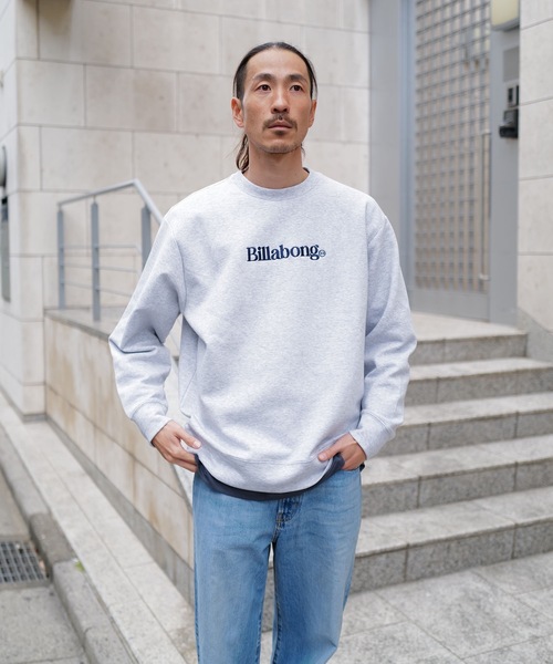 BILLABONG（ビラボン）の「BILLABONG メンズ TITLE トレーナー 【2025年春夏モデル】/ビラボンバックプリントロゴスウェット（スウェット・メンズ・グレー/ブラック/クリーム・MEDIUM/LARGE/X-LARGE）」の18枚目の写真