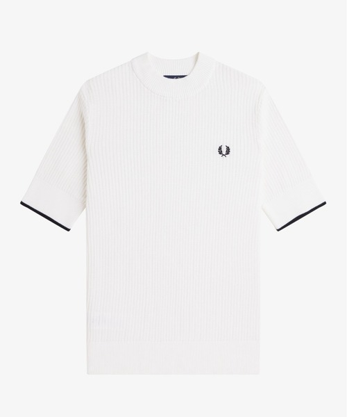 【美品】FRED PERRY メッシュTシャツ ホワイト　UK10 美品】FRED PERRY メッシュTシャツ ホワイト UK10｜Yahoo!フリマ