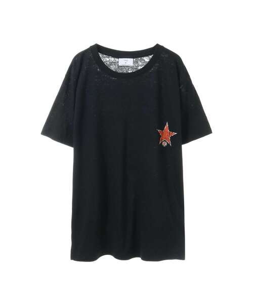 セール】VINTAGE-LIKE FADED SHEER TEE（Tシャツ/カットソー