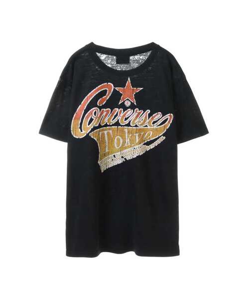 セール】VINTAGE-LIKE FADED SHEER TEE（Tシャツ/カットソー