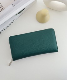 Ree&Mee（リーアンドミー）の「Ree&Mee 牛革 レザー シボ革 ラウンド ロング ウォレット 長財布（財布）」