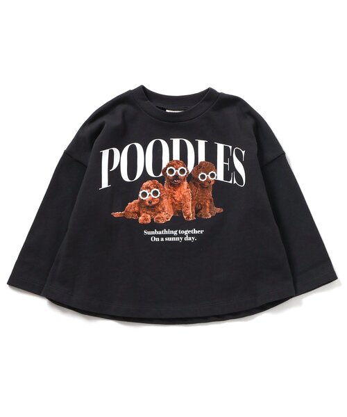 BREEZE（ブリーズ）の「【ジュニア対応】GIRLSバリエーションロンT（Tシャツ/カットソー・キッズ・チャコール/ピンク/オフホワイト・80/90/100/110/120/130/140）」の11枚目の写真