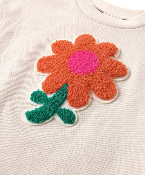 BREEZE（ブリーズ）の「【ジュニア対応】GIRLSバリエーションロンT（Tシャツ/カットソー・キッズ・チャコール/ピンク/オフホワイト・80/90/100/110/120/130/140）」の4枚目の写真