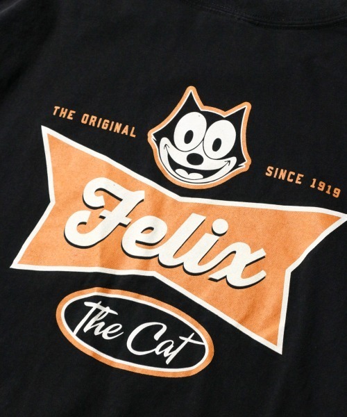 THRIFTY LOOK(スリフティールック)の「THRIFTY LOOK / スリフティールック THRIFTY "FELIX THE CAT" HEAVY WEIGHT TEE フェリックス ヘビーウェイト Tシャツ(Tシャツ/カットソー・メンズ・ブラック・X-LARGE/XX-LARGE)」の4枚目の写真
