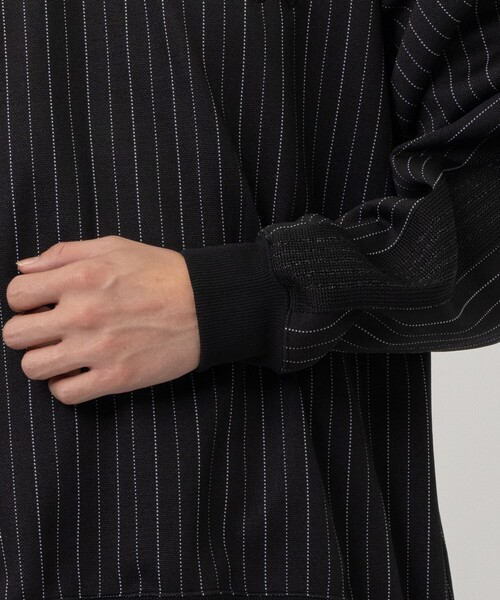 Needles(ニードルス)の「【NEEDLES/ニードルズ】〈別注〉 Track Crew Neck Shirt - Poly Jq / Braiding(スウェット・メンズ・ブラック/グレイッシュベージュ・S/M/L)」の20枚目の写真