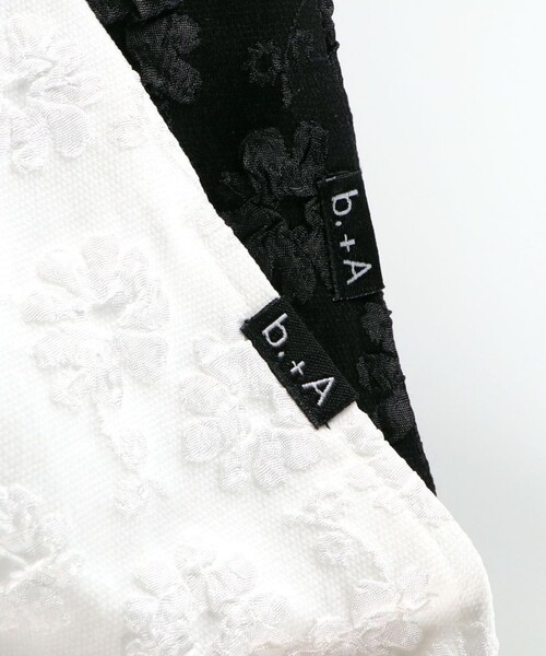 BRANSHES（ブランシェス）の「【b.+A】金子綾/膨れジャガードワンピース（ワンピース・キッズ・ブラック/オフホワイト・90/100/110/120/130/140/150）」の8枚目の写真