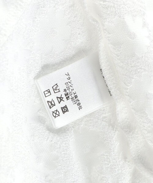 BRANSHES（ブランシェス）の「【b.+A】金子綾/膨れジャガードワンピース（ワンピース・キッズ・ブラック/オフホワイト・90/100/110/120/130/140/150）」の10枚目の写真