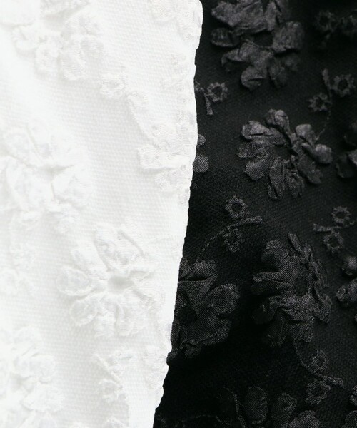BRANSHES（ブランシェス）の「【b.+A】金子綾/膨れジャガードワンピース（ワンピース・キッズ・ブラック/オフホワイト・90/100/110/120/130/140/150）」の11枚目の写真