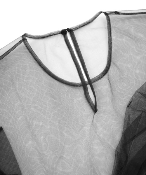 tシャツ Airy Ribbon Mesh Top / リボンメッシュトップス レディース セール】Airy Ribbon Mesh Top / リボンメッシュトップス（T