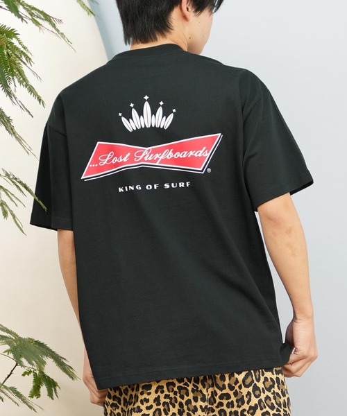 セール】lost/ロスト 半袖Tシャツ/半袖Tee バックプリント ユニ