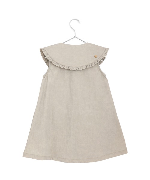 MAKE YOUR DAY（メイクユアデイ）の「ビッグカラーデニムワンピース■150.160cm（ワンピース・キッズ・ブラック/ブルー・160/150）」の4枚目の写真