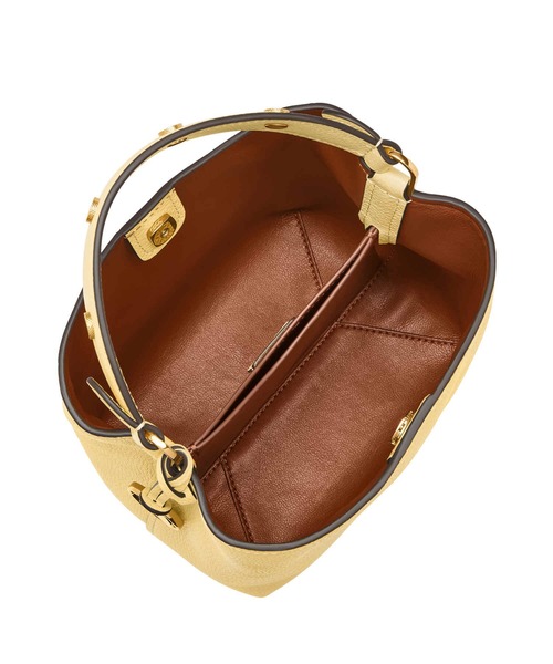 FOSSIL（フォッシル）の「フォッシル 斜めがけバッグ レディース レザー イエロー スマホ収納可 ZB11002746（ショルダーバッグ・レディース・イエロー・FREE）」の2枚目の写真