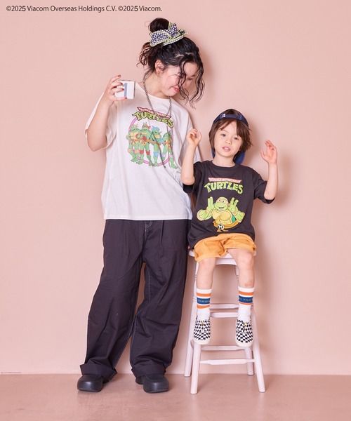 MARKEY'S（マーキーズ）の「【Teenage Mutant Ninja Turtles/ミュータントタートルズ】別注プリントTシャツ/おとな（Tシャツ/カットソー・レディース・ブラック/ホワイト・180cm/160cm）」の8枚目の写真