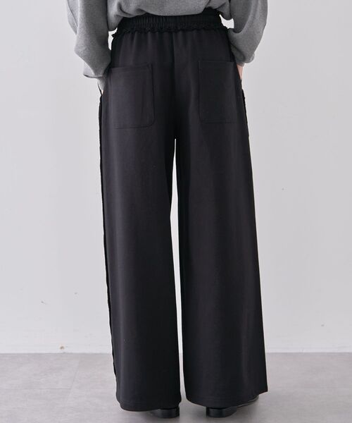 CRAFT STANDARD BOUTIQUE(クラフトスタンダードブティック)の「【ユニセックス】ダブルフェイスカットオフワイドパンツ(スウェットパンツ・レディース・グレー/ブラック/ベージュ・L/M/S)」の15枚目の写真