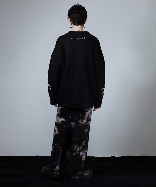 ROSE BUD（ローズバッド）の「(GENE HEAVENS)エンブロイダリー カレッジニットカーディガン（カーディガン/ボレロ・レディース・ホワイト・ONE SIZE）」の14枚目の写真