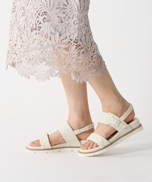 Riz raffinee（リズラフィーネ）の「フッドベッドサンダル（サンダル・レディース・ブラック/ベージュ/アイボリー・L/M/S）」の2枚目の写真