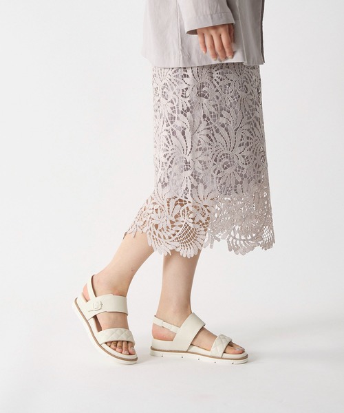 Riz raffinee（リズラフィーネ）の「フッドベッドサンダル（サンダル・レディース・ブラック/ベージュ/アイボリー・L/M/S）」の12枚目の写真