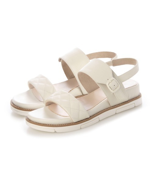 Riz raffinee（リズラフィーネ）の「フッドベッドサンダル（サンダル・レディース・ブラック/ベージュ/アイボリー・L/M/S）」の4枚目の写真