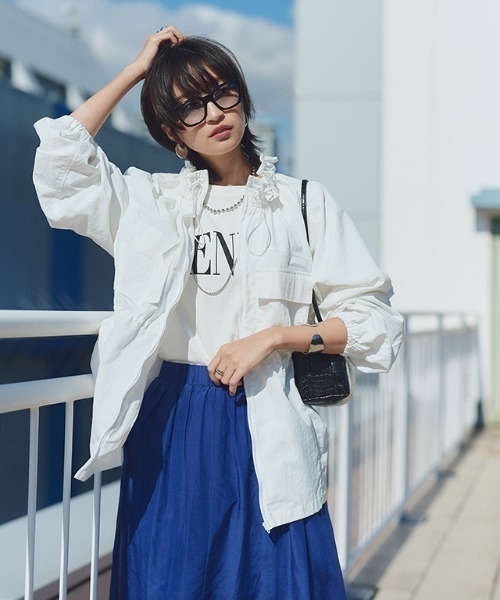 【ekubo】RASW（ラス）　ドロストギャザーブルゾン セール】[RASW]ドロストギャザーブルゾン（ブルゾン）｜RASW