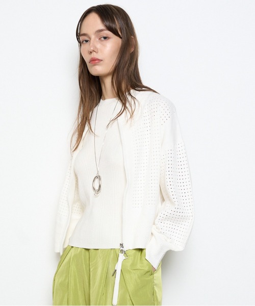 セール】Ferin knit blouson フェリンニットブルゾン（ブルゾン