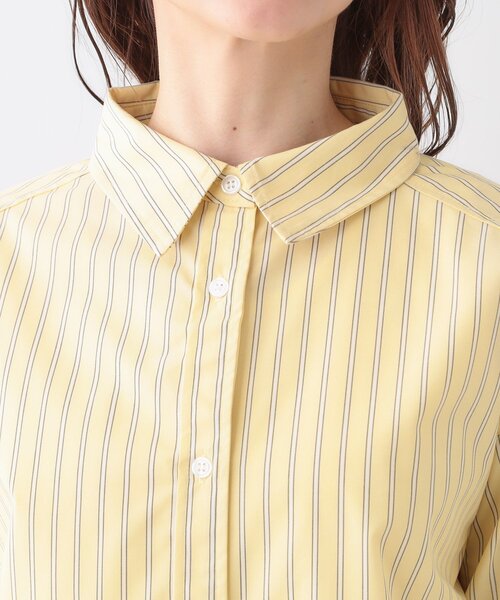 Cutie Blonde（キューティーブロンド）の「【洗える/S-LL】いろいろ ストライプシャツ（シャツ/ブラウス・レディース・イエロー系その他4/ネイビー系2/ブルー系2/ブルー系7・02/03/04/01）」の17枚目の写真