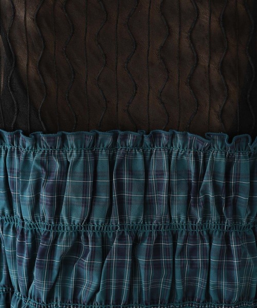 RAGEBLUE（レイジブルー）の「チェックギャザービスチェドッキングシアープルオーバー（Tシャツ/カットソー・レディース・ホワイト系/ブラック系・FREE）」の21枚目の写真