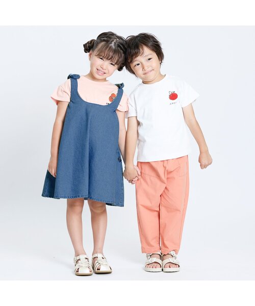 Seraph（セラフ）の「【ジュニア対応】Aライン ジャンパースカート（ジャンパースカート・キッズ・ベージュ/インディゴブルー/その他10・90/100/110/120/80/130/140）」の14枚目の写真