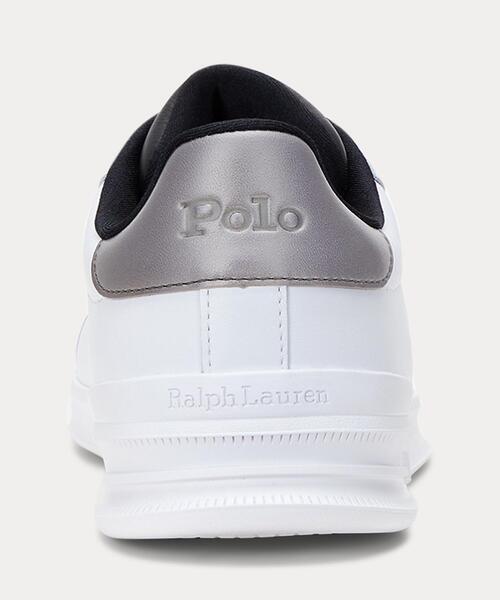 POLO RALPH LAUREN(ポロ ラルフ ローレン)の「ヘリテージ Court II ナッパ レザー スニーカー(スニーカー・メンズ・ホワイト・9.5D/9D/8.5D/8D/7.5D/7D/6D/5D/4D/10.5D/10D)」の6枚目の写真