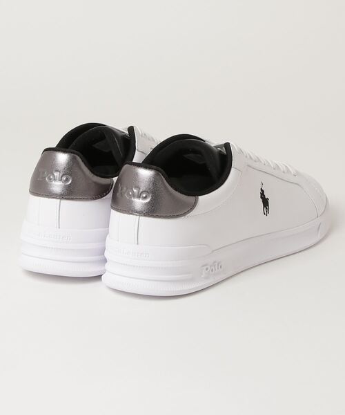 POLO RALPH LAUREN(ポロ ラルフ ローレン)の「ヘリテージ Court II ナッパ レザー スニーカー(スニーカー・メンズ・ホワイト・9.5D/9D/8.5D/8D/7.5D/7D/6D/5D/4D/10.5D/10D)」の3枚目の写真