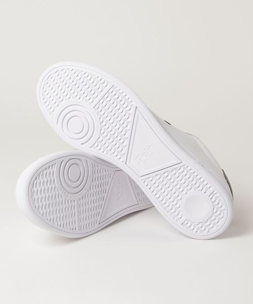 POLO RALPH LAUREN(ポロ ラルフ ローレン)の「ヘリテージ Court II ナッパ レザー スニーカー(スニーカー・メンズ・ホワイト・9.5D/9D/8.5D/8D/7.5D/7D/6D/5D/4D/10.5D/10D)」の2枚目の写真