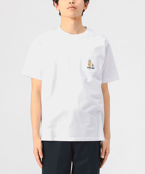 BEAMS HEART（ビームスハート）の「【ユニセックス】整いベアー Tシャツ（Tシャツ/カットソー・メンズ・ホワイト/グリーン・S/M/L/XL）」の10枚目の写真