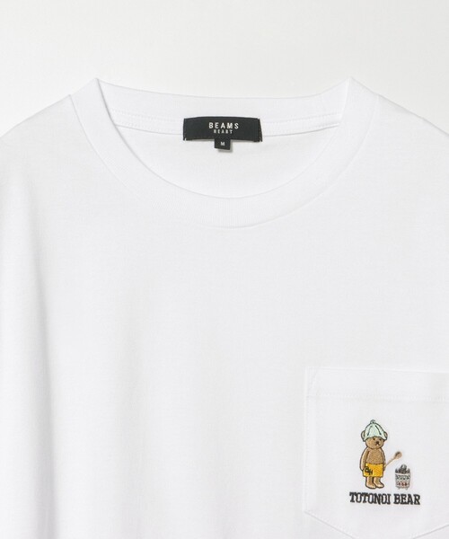 BEAMS HEART（ビームスハート）の「【ユニセックス】整いベアー Tシャツ（Tシャツ/カットソー・メンズ・ホワイト/グリーン・S/M/L/XL）」の17枚目の写真
