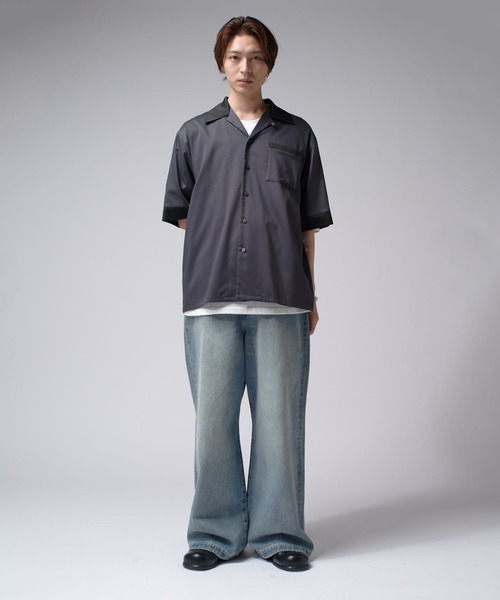 セール】バンブーレーヨンボーリングシャツ（シャツ/ブラウス