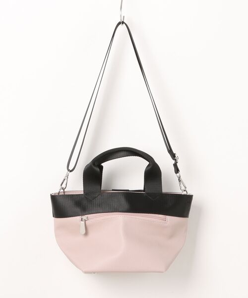 SALON de RUBAN（サロンドルヴァン）の「【SALON de RUBAN / サロン ド ルヴァン】 リボンミニトート（トートバッグ・レディース・ブラック/アイボリー/ライトグレー/ピンク・FREE）」の5枚目の写真